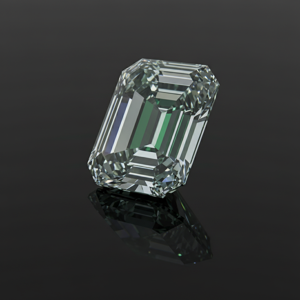 Emerald diamond 1ct