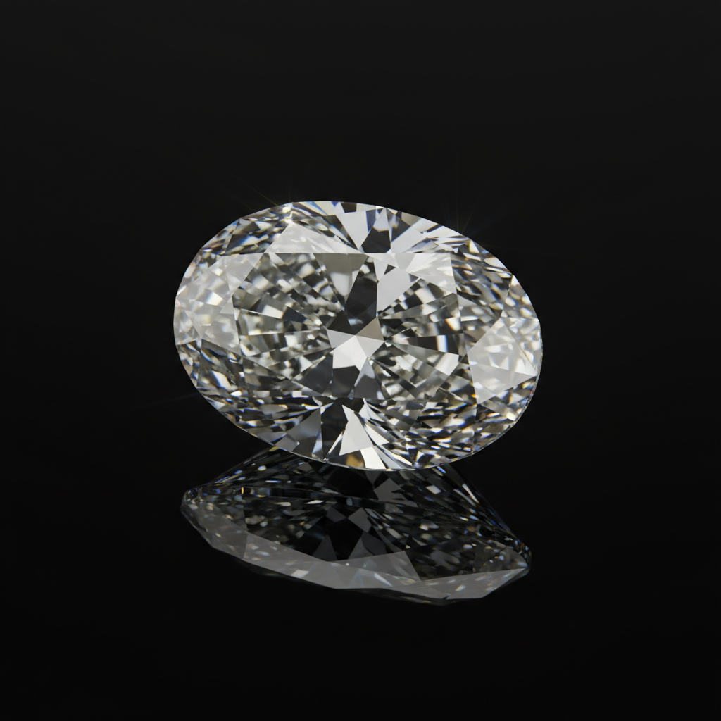 Oval diamond 1ct